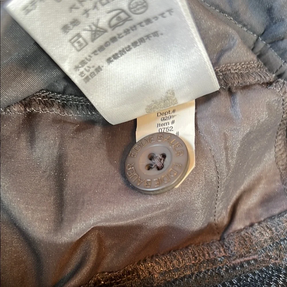 Eddie Bauer Gray‎ Cargo Pants with Elastic Waistband convertible legs